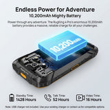 Ulefone Rugking 4 Pro 4G Phone | 8GB + 256GB | 10200mAh Battery | 6.56in Screen | NFC - Ulefone