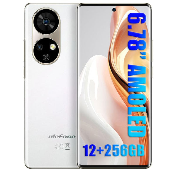 Ulefone Note 17 Pro 12GB + 256GB 6.78’ Curved OLED Display 108MP Samsung Camera Helio G99 - White