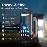 Unihertz 8849 Tank 2 Pro Rugged Phone DLP Projector 23800mAh Battery 100MP Camera Camping Lights - Unihertz