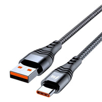 3 METRE 6A USB to USB Type-C Charging Cable Braided Cable - acc Baseus