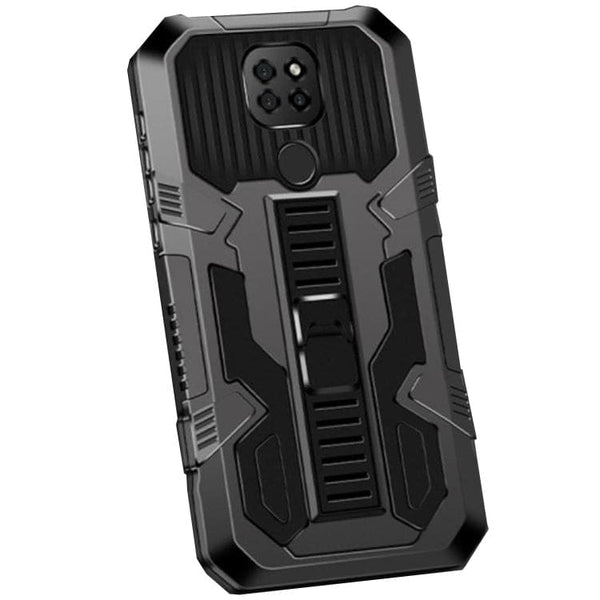 Motorola MOTO G9 PLAY Vanguard Shockproof Rugged Protective Case with Stand/Holder - Cover Noco
