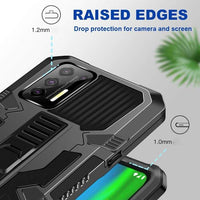 Vanguard Shockproof Rugged Protective Case with Stand/Holder for Motorola MOTO G9 PLAY - acc Noco