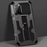 Vanguard Shockproof Rugged Protective Case with Stand/Holder for Poco M3 - Black - acc Noco