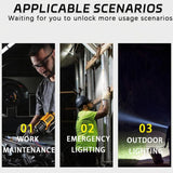 W07 Magnetic LED Work Light | Rechargeable 360-Degree Bendable Inspection Lamp - NOCO