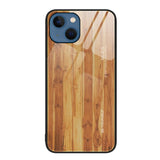 Apple iPhone 13 / 14 Woodgrain Tempered Glass Protective Cover - Light Brown - Cover Noco