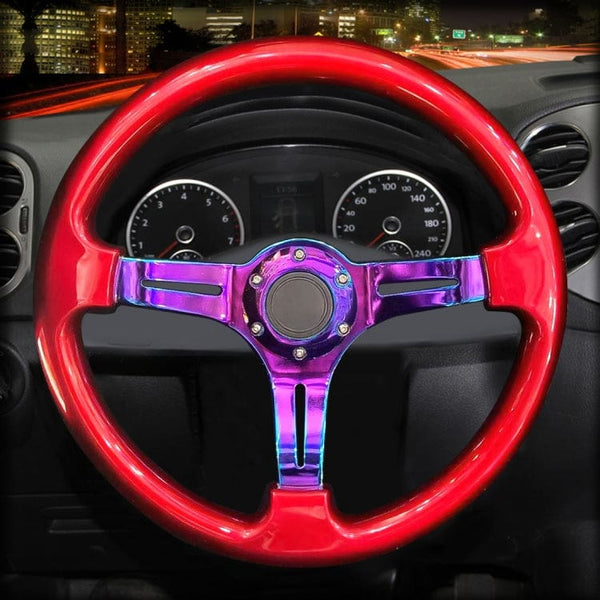 Acrylic Steering Wheel 35cm/70mm Bolt Spacing Sim Racing/Off Road - NOCO
