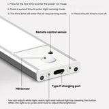 Wireless Motion Auto LED Cabinet/Stair/Hallway Light Bar | Rechargeable with Remote Control - Noco