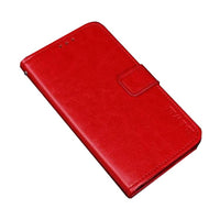 Blackview A100 Phone PU Leather Flip Phone Cover/Wallet Card Slots - Red - Noco