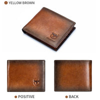 Bull Captain Leather Mens Wallet 10 x Card Slots RFID Protected - smart Noco