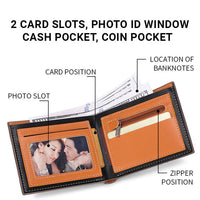 Carbon Fiber Texture Slimline Mens Wallet Card/Cash Slots - smart Noco