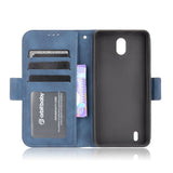 Nokia C01 Plus Deluxe Flip Cover Case Credit Card Slots Magnetic Closing - Cover Noco