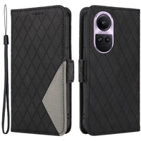 Oppo Reno 10 5G / Reno 10 Pro 5G Quilted Wallet Flip Cover Card Holder - Black - Cover Noco