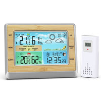 8829A Indoor/Outdoor Wireless Weather Station 6 Screen Alerts Alarm Clock and Calendar - smart Noco