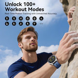 Joyroom JR-FC3 Smart Watch 1.43’’ AMOLED Display Blue Leather Strap - Joyroom