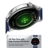 Joyroom JR-FC3 Smart Watch 1.43’’ AMOLED Display Blue Leather Strap - Joyroom