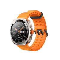 Joyroom JR-FV2 Venture Smart Watch 1.43’’ AMOLED Display 1ATM Dual Straps - Silver with Orange Strap - Joyroom