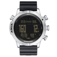 NORTH EDGE AQUA 100m Scuba Dive Watch - Dive Functions Altimeter Barometer & Luminous Compass - North Edge