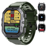 Oukitel BT101 2.02’’ AMOLED Display Rugged Smart Watch 410mAh Battery 5ATM IP69K 100 + Sports Modes - Green - Oukitel