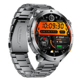 MT68 Rugged Sports Smart Watch | 1.7’’ Display | 1000mAh Battery | BT Calling | IP68 Water Resistant - Black/Black Metal Band - Noco