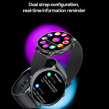 Yesido IO28 1.51’’ Smart Watch Bluetooth Calling Health/Sports Monitoring Dual Straps - Yesido