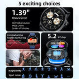 Yesido IO29 1.39’’ Smart Watch Bluetooth Calling Health/Sports Monitoring Dual Straps - Yesido