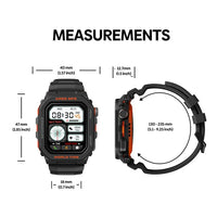 Zeblaze Ares GPS Rugged Smart Watch + Fitness Tracker 3ATM Water Resistant Wireless Calls - Zeblaze