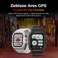 Zeblaze Ares GPS Rugged Smart Watch + Fitness Tracker 3ATM Water Resistant Wireless Calls - Zeblaze