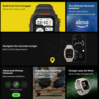 Zeblaze Ares GPS Rugged Smart Watch + Fitness Tracker 3ATM Water Resistant Wireless Calls - Zeblaze