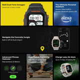 Zeblaze Ares GPS Rugged Smart Watch + Fitness Tracker 3ATM Water Resistant Wireless Calls - Zeblaze