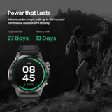 Zeblaze Stratos 2 Plus GPS Smart Watch 1.43inch AMOLED Display SpO2/Heart Rate - Noco