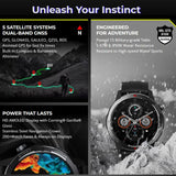 Zeblaze Stratos 3 Ultra Rugged Smart Watch 1.43in AMOLED Display 5ATM Bluetooth Voice Calls - Noco