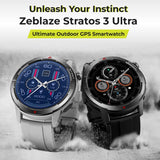 Zeblaze Stratos 3 Ultra Rugged Smart Watch 1.43in AMOLED Display 5ATM Bluetooth Voice Calls - Noco