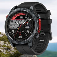 Zeblaze Stratos 4 GPS Rugged Smart Watch 1.43’’ AMOLED Display Bluetooth Voice Calls 5 ATM - Abyss Black - Zeblaze