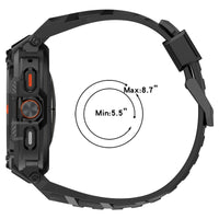 Samsung Galaxy Watch Ultra 47mm Watch Armor Case Protective Cover with Strap - Black - Noco