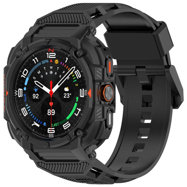 Samsung Galaxy Watch Ultra 47mm Watch Armor Case Protective Cover with Strap - Black - Noco