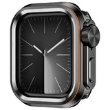 Apple Watch Series 10 / 11 46mm Case with Decorative Crown Ring Accent - Black - RedPepper