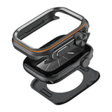 Apple Watch Series 10 / 11 46mm Case with Decorative Crown Ring Accent - Black - RedPepper