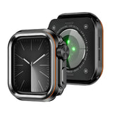 Apple Watch Series 10 / 11 46mm Case with Decorative Crown Ring Accent - Black - RedPepper