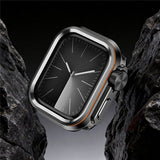 Apple Watch Series 10 / 11 46mm Case with Decorative Crown Ring Accent - Black - RedPepper