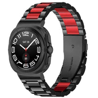 Samsung Galaxy Watch Ultra 47mm Stainless Steel Watch Strap - Red and Black - Noco