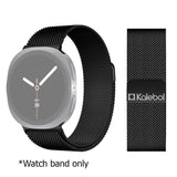 Samsung Galaxy Watch8 40mm / 44mm Kalebol Milan Magnetic SS Watch Strap - Black - Noco