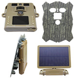 Welltar T20WF WiFi 4K Solar Powered Slim-LineTrail and Security Camera Camo Face Plate Solar Panel - security Welltar