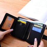 Womens Folding Purse Wallet Card Slots Cash ID Window - smart Noco
