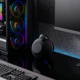 X16 Conch 3-in-1 Wireless Charging Station & 25W BT Speaker with Ambient Ring Light - Hopestar