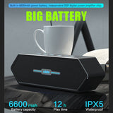 XDOBO Nirvana 50W Bluetooth Gaming Speaker Big 6600mAh Battery Metal Body - bluetooth speaker XDOBO