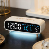 YX2819 Multi-Function LED Digital Alarm Clock with Intelligent Night Light and Dual Alarm System - Noco