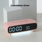 YX2819 Multi-Function LED Digital Alarm Clock with Intelligent Night Light and Dual Alarm System - Noco