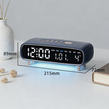 YX2819 Multi-Function LED Digital Alarm Clock with Intelligent Night Light and Dual Alarm System - Noco