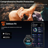 Zeblaze Stratos 2 Lite GPS Smart Watch 1.32 Display 50M Waterproof SpO2/Heart Rate Sports Modes - watch Noco