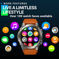 Zeblaze Vibe 7 Lite Rugged Smart Watch 1.47in Display BT Voice Calls 100+ Sports Modes - watch Zeblaze